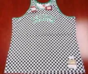 MITCHELL & NESS NBA BOSTON CELTICS BLANK CHECKERED SWINGMAN JERSEY SIZE 3XL