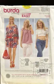 Burda Style Sewing Pattern - 6684 - Dresses & Blouse 8-20
