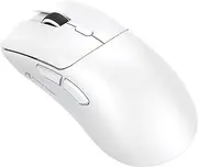 ATTACK SHARK R1 59g Superlight Mouse, PixArt PAW3311 Gaming Sensor, BT/2.4G Wireless/Wired Gaming Mouse, 6 Adjustable DPI up to 18000, 65 Hours Battery (White)