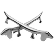 6 Pcs Chopsticks Rest Little Dog Chopsticks Holder Dachshund Zinc Alloy Fork Stand Spoon Tableware Rack Holder Tool Silver