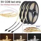5V USB Powered LED COB Strip Light High Density 320Leds Ribbon FOB Linear Lights