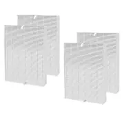 4Pack 115115 HEPA Replacement Filter for PlasmaWave C535 5300 5300-2 6300 6300-2 Air Purifier White