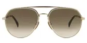 David Beckham DB 7037/G/S 06J/9K Men's Sunglasses Gold Size 61