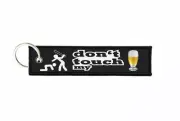 Keychain key ring Biker tag car motorcycles don't touch my beer