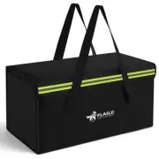 FLASLD Large Fireproof Document Bags, 24x12x12” Waterproof Storage Firesafe B...