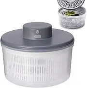 Salad Vegetable Dryer - Salad Spinners Large Capacity 3L | Electric Salad Mix Dryer USB Charge Compact Easy to Use for Mothers for Health Conscious People