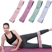 Resistance Bands for Working Out, Workout for Legs and Butt Exercise 4 Booty Bands for Women Men Legs and Butt,Yoga,Pilates,Rehab,Fitness and Home Workout