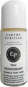 Earths Purities Ladies Natural Bianca for Her Liquid Roll On Deodorant 50ml