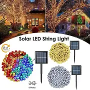 Solar Fairy String Lights 100-200 LED Outdoor Garden Xmas Party Christmas Decor