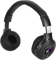 Wireless On-Ear Headphones,Detachable Folding Bass Headset with Non‑Directional Noise Reduction Microphone,for PC Mobile Phone Studio