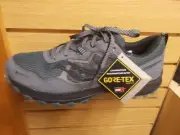 SAUCONY MEN'S EXCURSION TR16 GTX GORE-TEX RUNNING SHOES GREY WATERPROOF NEW