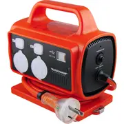ULTRACHARGE UR115/5RU 3X10a -2X15a Sockets -15A Plug Rcd Portable Power Block 3X 15A and 2X 15A