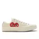 CONVERSE X CDG PLAY CHUCK 70 OX WHITE 愛心 米白【A-KAY0】【150207C】