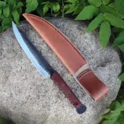 Viking knife handmade fix blade viking knife high carbon steel blade with cover
