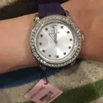 JUICY COUTURE 紫色錶帶 鑲鑽手錶 專櫃正品