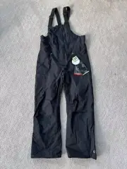 KILLTEC MENS SKI SNOW BIB OVERALLS WATERPROOF BREATHABLE BLACK - LARGE