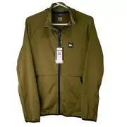 Quiksilver Steep Point Technical Zip Up Fleece Jacket Men’s Size Small NWT