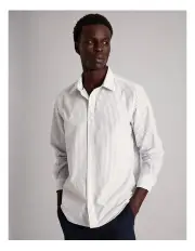 [Blaq] Avery Striped Long Sleeve Shirt in Blue