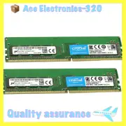 DDR4 16GB 2400MHz Kit 2X 8GB Desktop Memory PC4-19200 CL17 Dimm Ram For Crucial