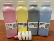 4 Toner Refill for Panasonic Workio KX-CL400, KX-CL600 (KX-CLTK3 ~ KX-CLTY3)