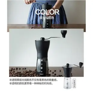 日本hario手搖咖啡磨豆機 陶瓷磨芯便攜式家用研磨機器MSS-1DTB