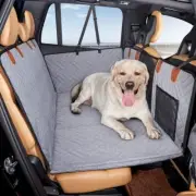 Back Seat Extender for Dogs, Dog Car Seat Cover with Hard Bottom, Dog Hammock