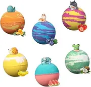 Beatifufu Bath Sets 6 Colorful Essential Oil Bath Sea Salt Bath Spa Supplies Mother's Day