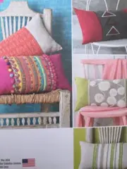 Simplicity Sewing Pattern 1440 Lumbar Pillow Cover & Wraps Home Decorating UC