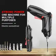 2/47-Piece Rechargeable Cordless Screwdriver Set – Power Drill & Home Tool Kit