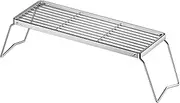 Grill Rack, Folding Wire Racks for Grilling, Portable Griddle Fire Pit Stand Stainless Steel for Backpacking Yard Gathering Hiking Meat Vegetables Beef Chicken