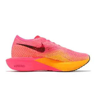 【NIKE 耐吉】競速跑鞋 Wmns ZoomX Vaporfly Next% 3 桃紅 橘 女鞋 路跑 碳板 運動鞋(DV4130-600)