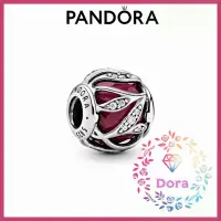 在飛比找蝦皮購物優惠-Dora Shop❤ Pandora 潘朵拉 紅色抽象樹葉串