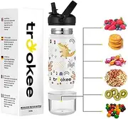 Thermos - 350 ml Stainless Steel Kids Water Bottle + 120 ml Tritan Removable Base, BPA Free - Thermal Children's Water Bottle - 12h Hot Drink and 24h Cold - Double Wall, Leak Proof