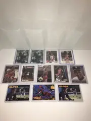 Michael Jordan Vintage 90s Baseball & Basketball Card Lot (12 cards)