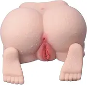 Gybsp Amazing Adullt Funny Toy Massager Waterproof adullt Toy Mini Pussycat TPE Fun Toy with 2 Realistic Openings and Solid Silicone Adult Male Toy 100% Safe Material