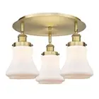 Innovations Lighting 916-3C-10-18 Bellmont Flush Bellmont 3 Light - White