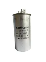 45/5 uF 45+5 MFD AC Capacitor 370 or 440 VAC Single Run Capacitor Universal