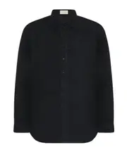 The Row Penn Button-Up Shirt M black