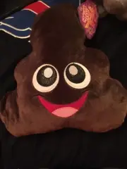 Poop emoji plush
