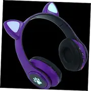 Angoily Ear for Gaming Headphone Light up Headset Headset Cat Cat Headset Cute Headset Gaming Headset