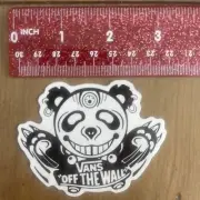 Vans Off The Wall Panda Bear Skateboarding Sticker