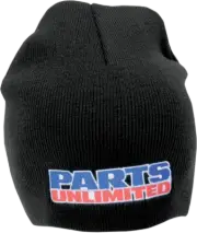 Parts Unlimited Unisex Adult Black Blue Red White One Size Acrylic Winter Hat