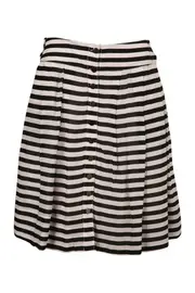 Stripe Button Through Skirt--PING-325606