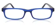 Full Rim Rectangle Blue SmartBuy Readers M0385 005 Fashion Men Eyeglasses