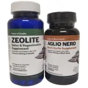 Zeolite and Black Garlic Detoxification Duo to Detoxify, Immune System Support