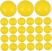Hohopeti Thickened Plastic Ocean Balls 50pcs Round Mini Pool Toys for Kids Soft Sensory Ball Pit for Birthday Beach Games