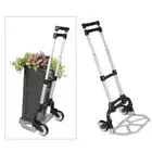Folding Hand Truck Portable Wheel Barrow Cart Trolley for Camping Picnic Barrow