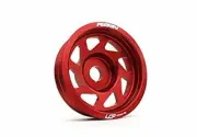 PERRIN LIGHTENED CRANK PULLEY (FOR SUBARU EJ SERIES ENGINES) - RED