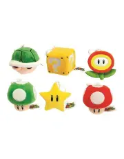 Super Mario Bag Clips 6 in Multi