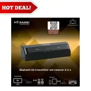 KORAMZI BTR26 (Black) Bluetooth HD Transmitter and Receiver 2 in 1- New